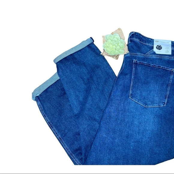 BP Nordstroms "Mom" Cuffed Distressed Jean  Sz: 20 - Picture 1 of 9